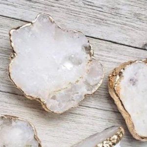 Druzy Agate Crystal Phone Holder